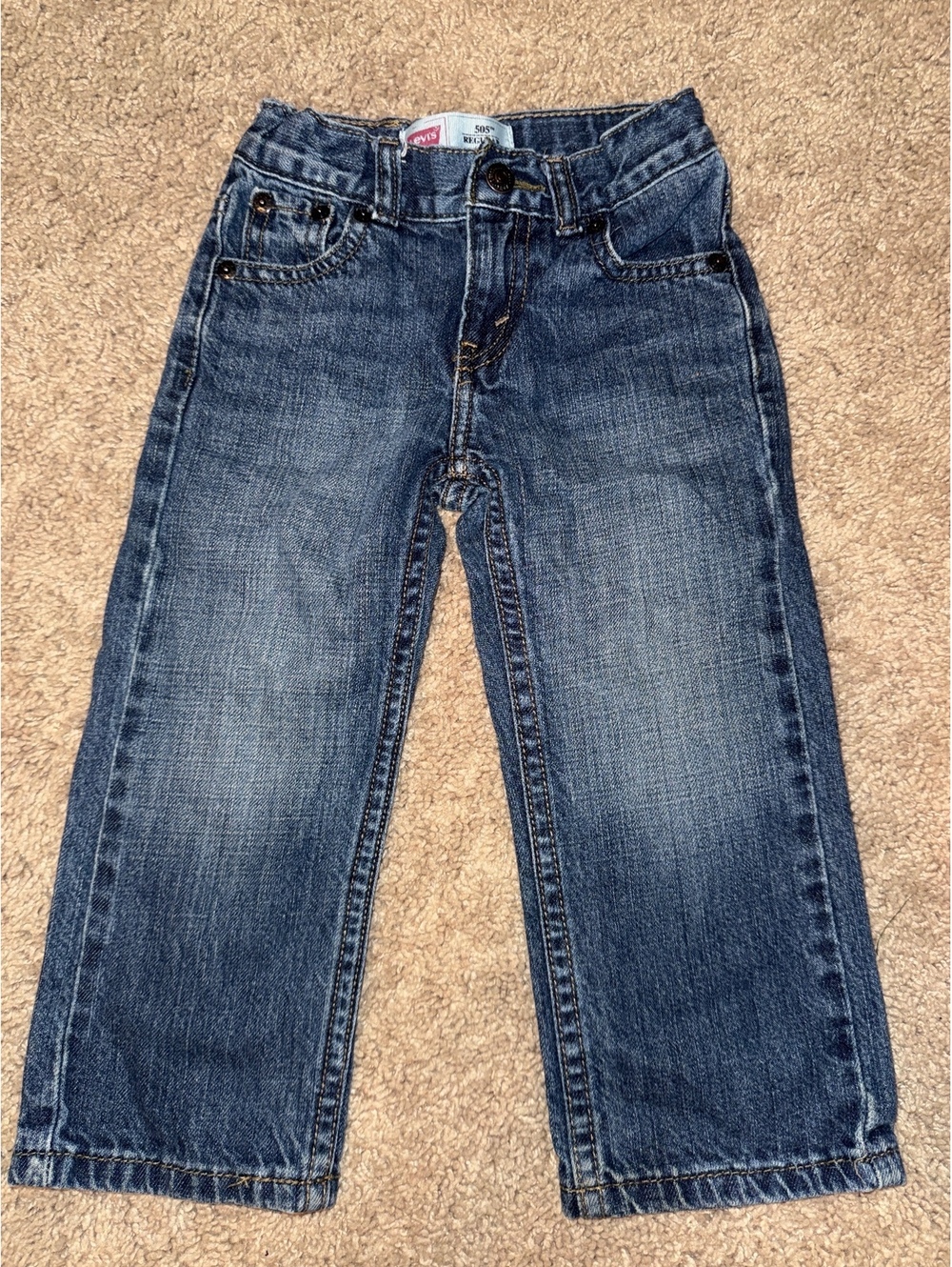Levi's 505 Boys' Denim Jeans Size 2T 1-2 Years